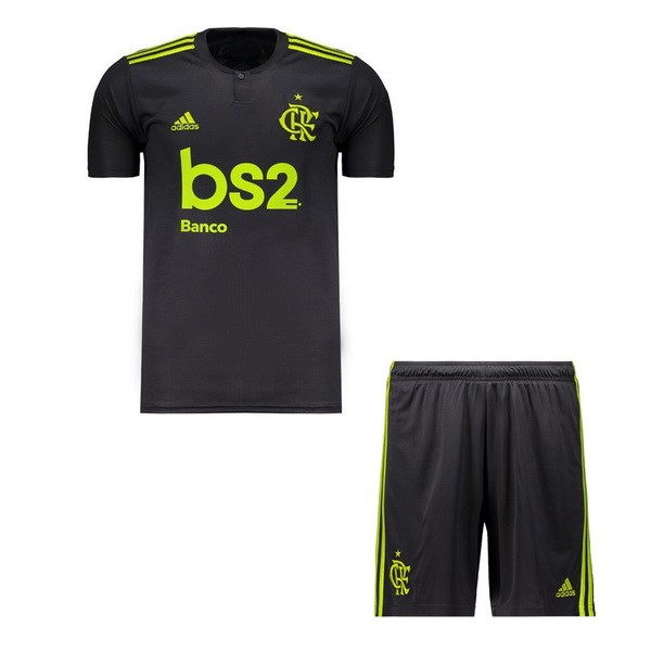 Camiseta Flamengo 3ª Niño 2019 2020 Verde Negro